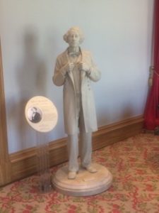 A statue of John A. Macdonald in Province House