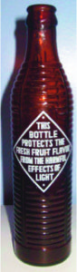 The famous Orange Crush soda bottle