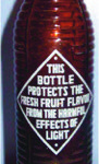 The famous Orange Crush soda bottle