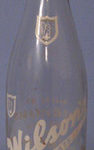 A Wilson beverage bottle from Toronto. The company had been in business since 1875