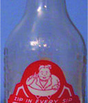 A Stubby brand bottle that contained liquor for mixed drinks
