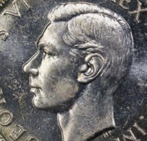 Figure B (uncleaned coin)